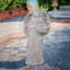 Statue d'ange de jardin en résine résistante aux intempéries avec bain d'oiseaux 23,5 po Keimiyah-110269830