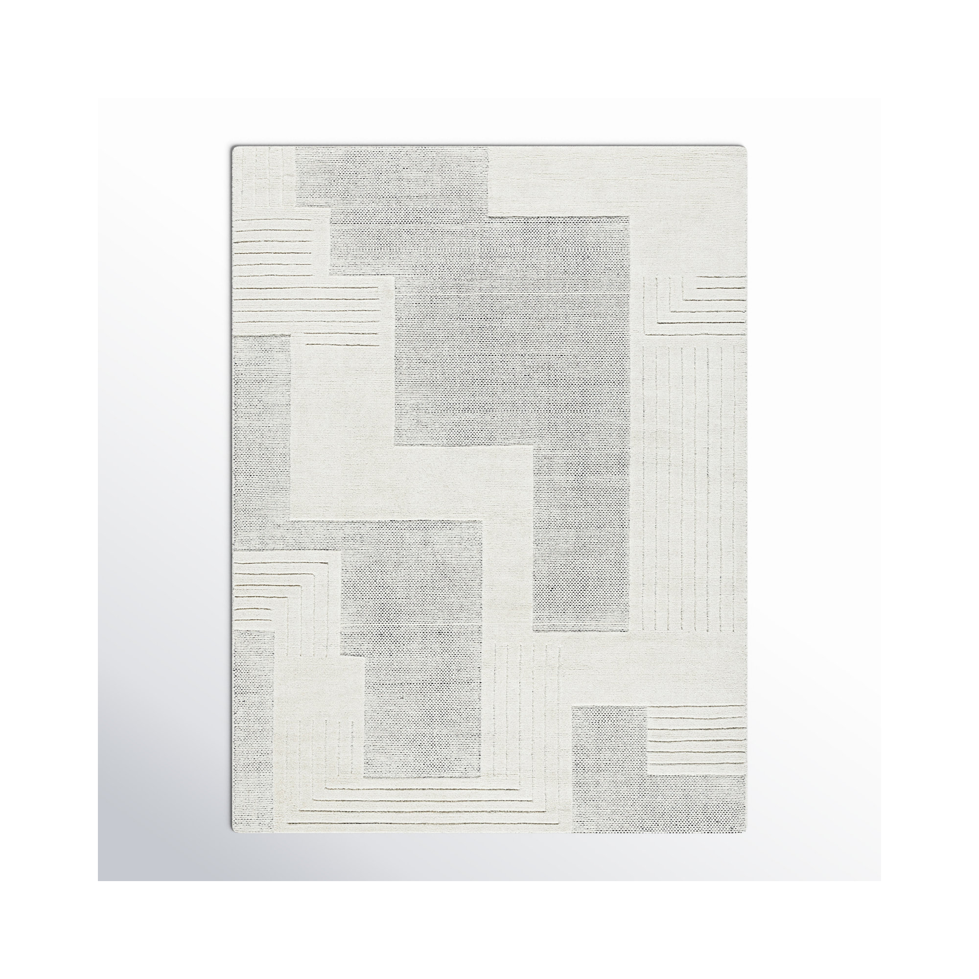 Ronaldo Hand Loomed Wool Rug, Rectangle 9' x 12'