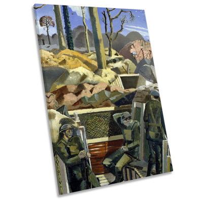 Paul Nash Spring In The Trenches Ridge Wood - Wrapped Canvas Painting
