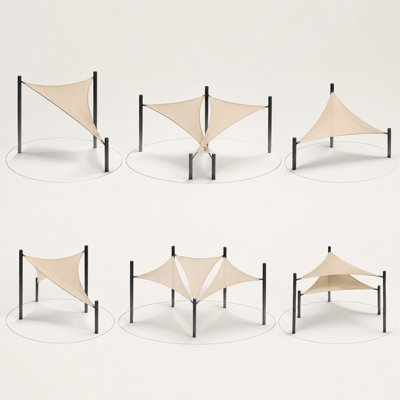 Voile d'ombrage imperméable Amgo Triangle