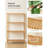 Bamboo Storage Shelf, 4-Tier Shelving Unit, Multifunctional, In The Entryway, Bathroom, Living Room, Balcony, Kitchen, 10.2 X 23.6 X 39.4 Inches-205343497