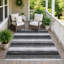 Machine Washable Indoor/Outdoor Chantille ACN2707 Stripes Rug-875604150-875604156