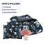 Ensemble de literie champignon fantaisiste, microfibre douce, idéal pour une maison confortable
