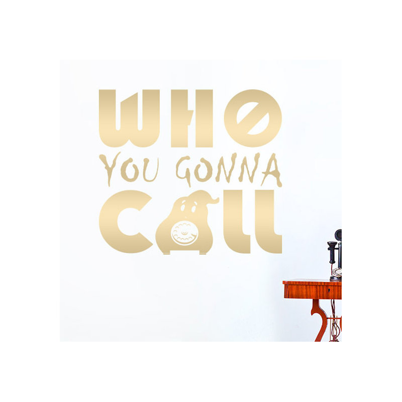 Wall Decal, Shiny Gold, Large