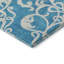 Tapis turquoise Prisco lavable à la machine de qualité supérieure-1308018552