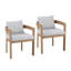 Modern Aluminum Dining Chairs with Plush Cushions-1225996618