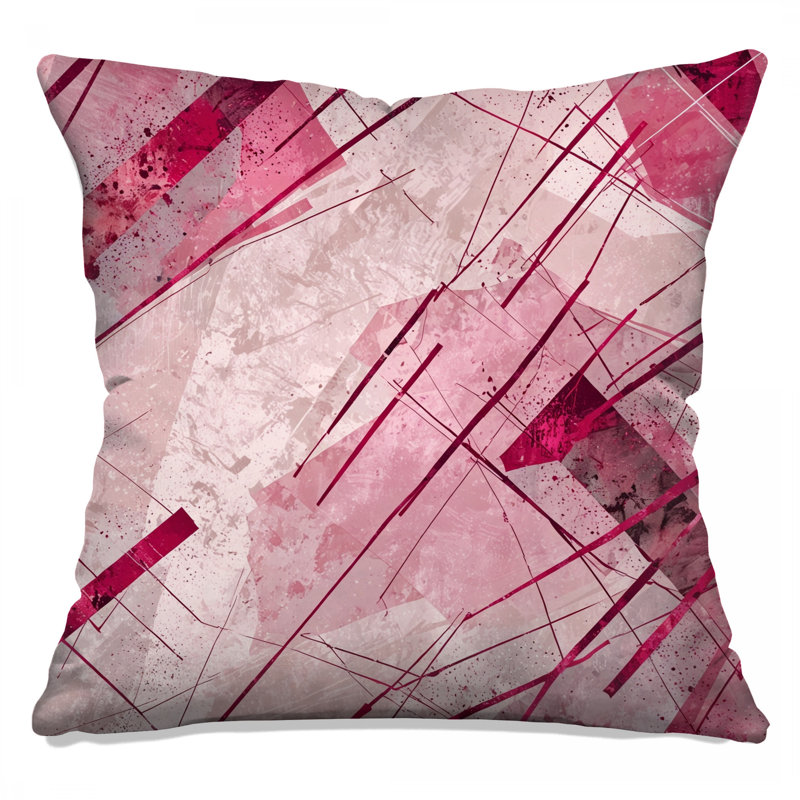 Coussins roses, 26 x 26 pouces