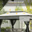 Pavillon de jardin pliable facile à installer, abri de jardin escamotable avec filet à fermeture éclair, sac de transport