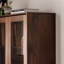 Bibliothèque entièrement en bois massif