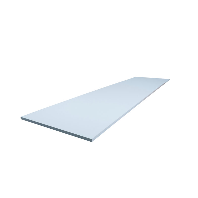 Radiance Slab Filler, 42" H x 3" W, White Gloss
