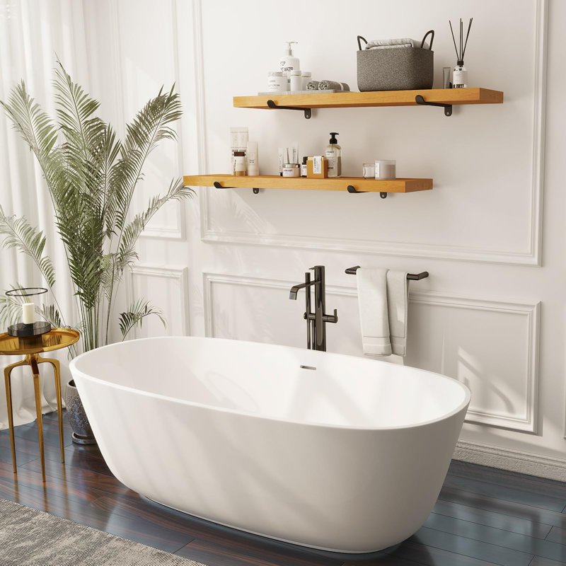 Wood Wall Mounted Floating Shelf