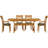 Sarah Solid Wood Top Four Leg Dining Set-16849103-16849112