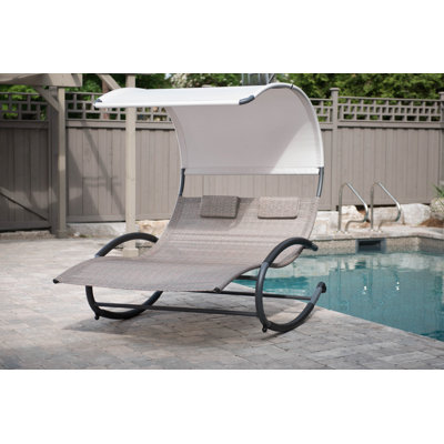 Outdoor Metal Chaise Lounge