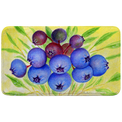 Blueberries Bath Mat