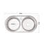 Belfry Kitchen Shaunna 450mm W Double Bowl Stainless Steel Drop-In Kitchen Sink with 1 Faucet Hole