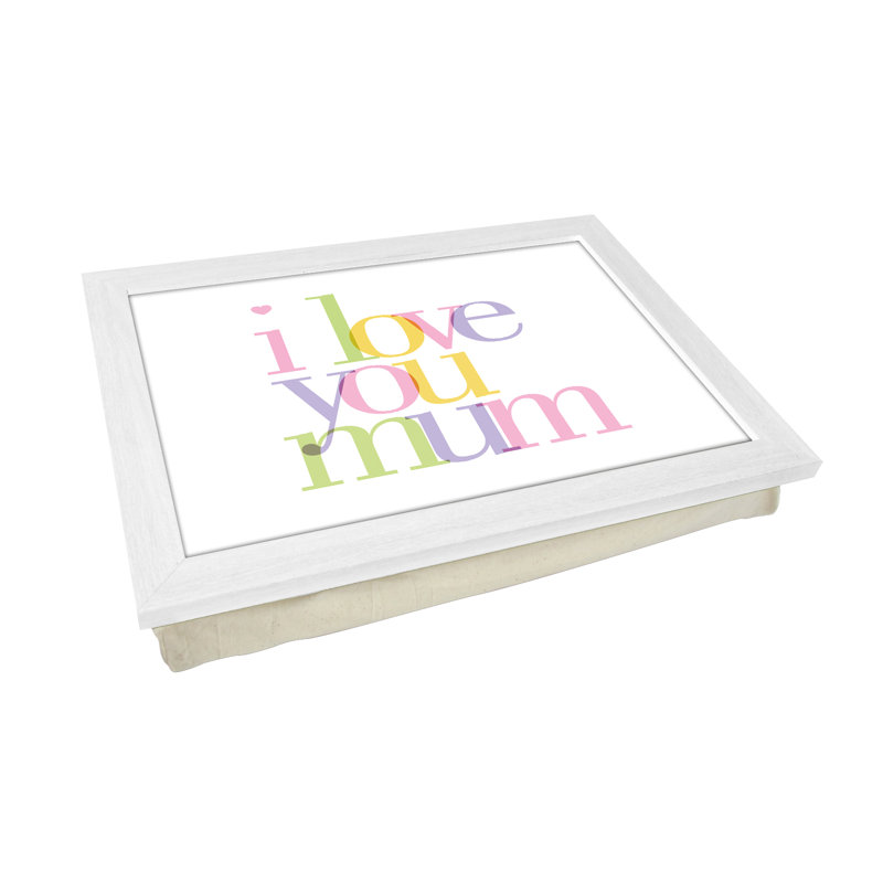 Bentlee Wood Tray, White
