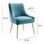 48.3cm H Velvet Upholstered Side Chair-327107087