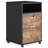Mobile File Cabinet With Lock