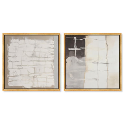 Décoration murale neutre sur toile Neutral Luxe Harmony par Art Remedy