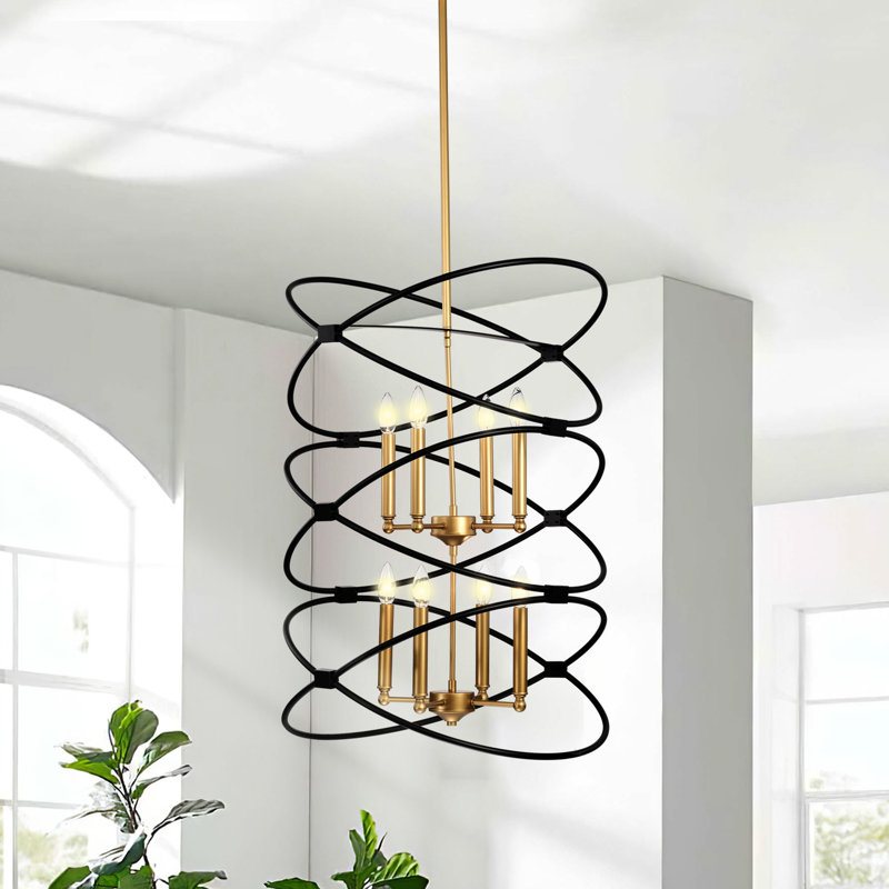 Inamae 8 - Light Dimmable Geometric Chandelier