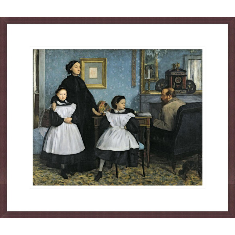 «The Bellelli Family» par Edgar Degas, impression giclée encadrée, H 17,75 po x l 20,71 po