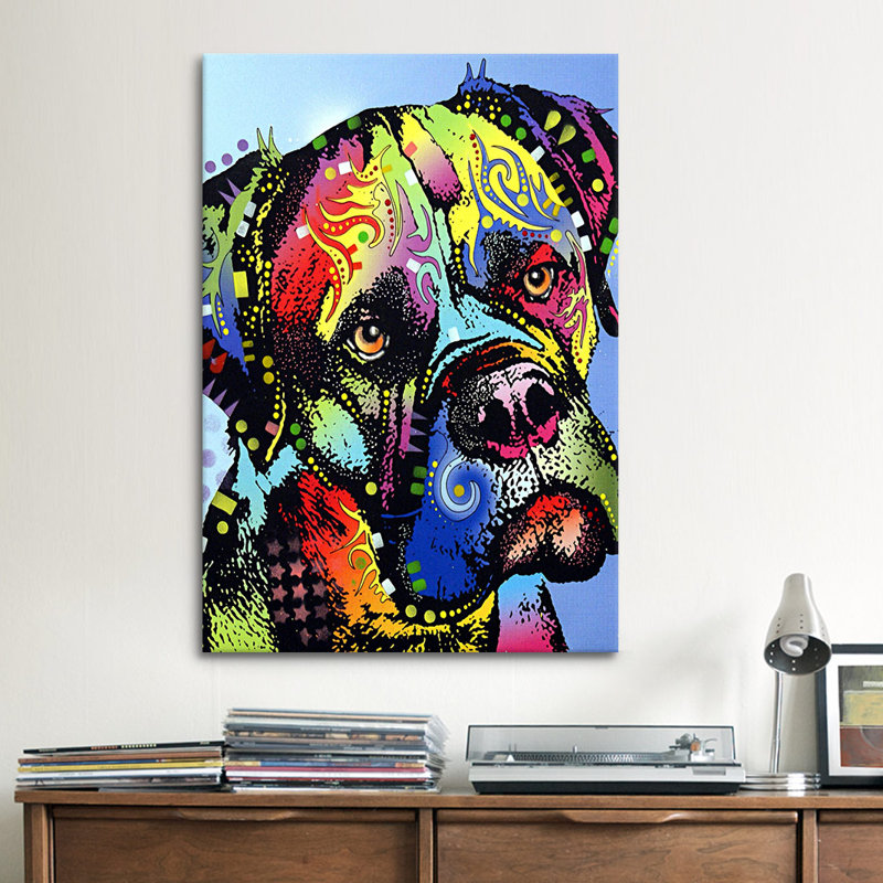 Impression sur toile tendue, H 26 po x l 18 po x P 1,5 po, Toile tendue