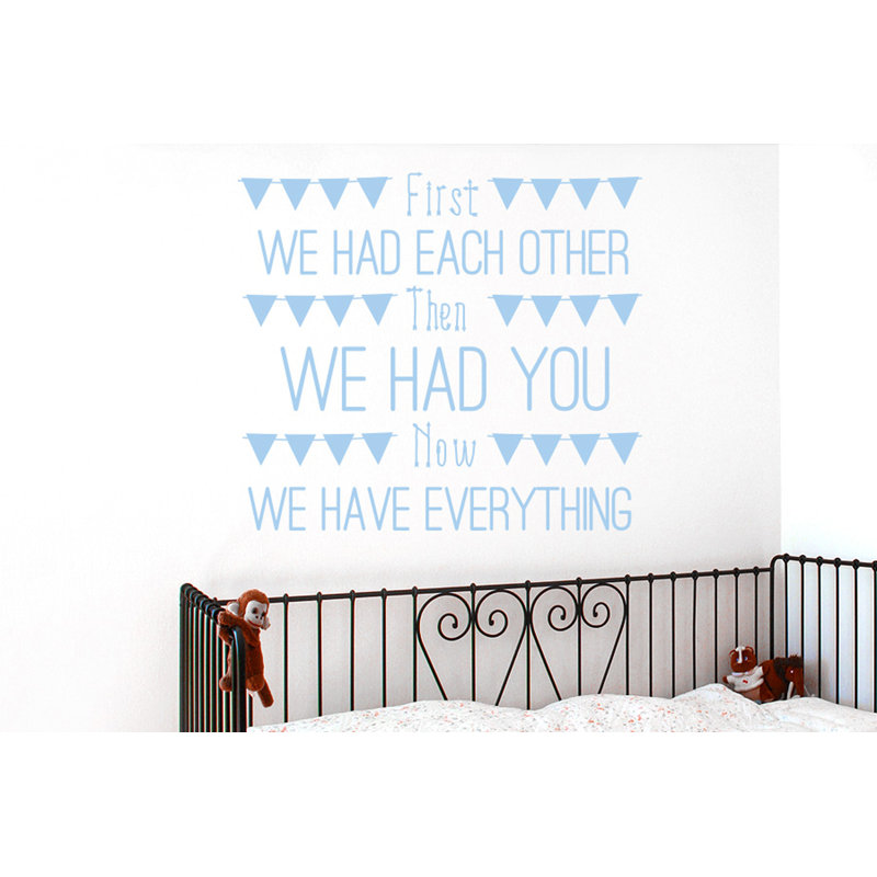 Non-Wall Damaging Wall Decal, Large, Light Blue