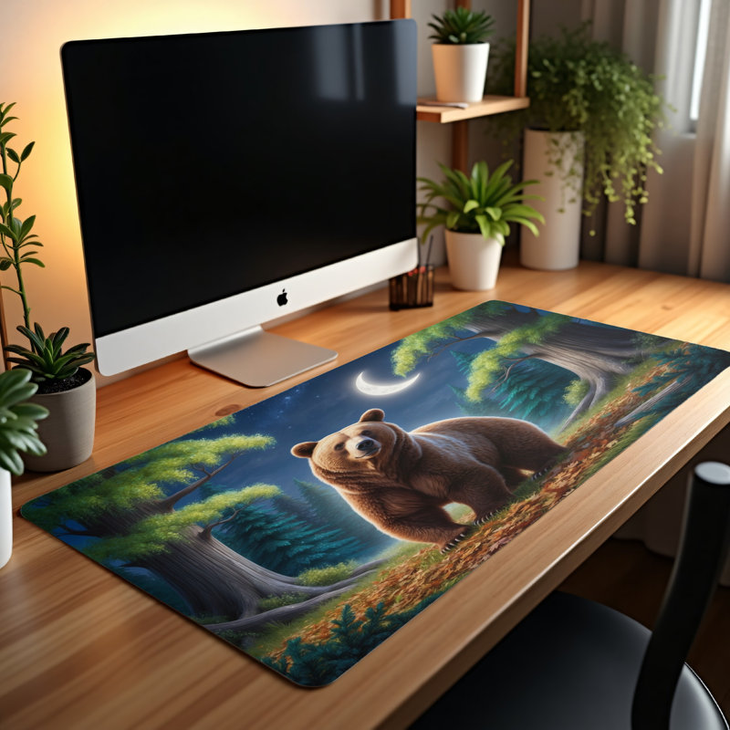 Polyester Desk Pad, 14.4x12.1