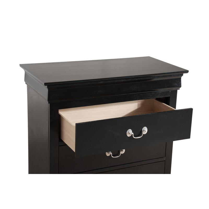 Commode Louisphillipe G02150-CH, Noir