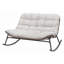 Double chaise berçante Papasan