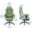 Fauteuil de direction ergonomique de grande taille (400 lb) avec soutien lombaire réglable, inclinaison à 135°, repose-pieds rétractable et dossier haut.-923485752