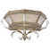 Beveled Arcs 2 - Light Flush Mount