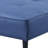 Antonia Blue Adjustable Sofa with Ottoman