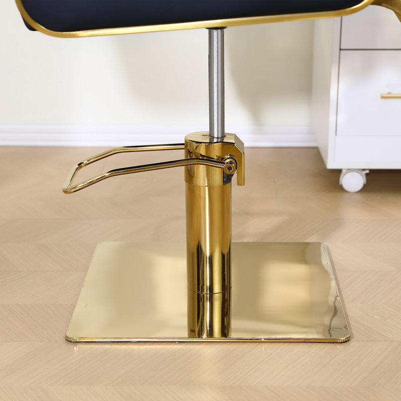 Fauteuil de coiffeur pour salon de beauté, Noir, noir, noir, noir