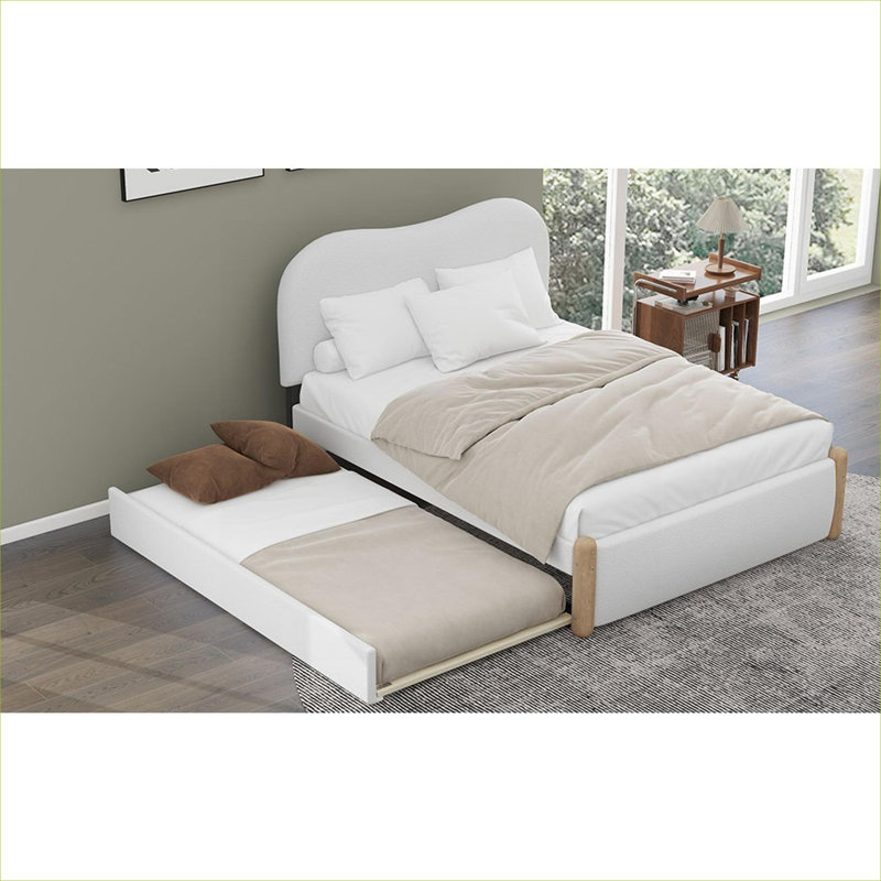Chambre à coucher Couchage pour lit simple tapissier avec lit gigogne simple