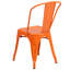 Commercial GradeMetal Indoor-Outdoor Stackable Chair-984495317