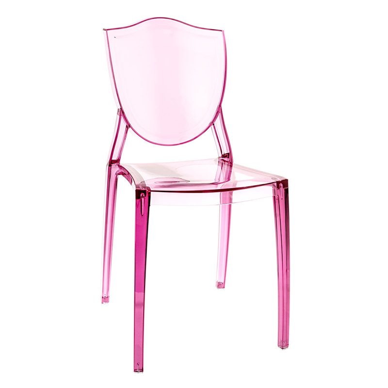 Fauteuil de coiffeuse Cristal Cresta, Rose