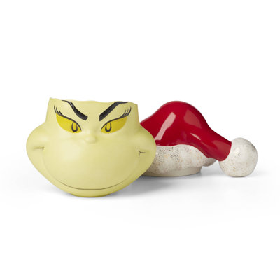 Merry Grinchmas Covered Candy Jar