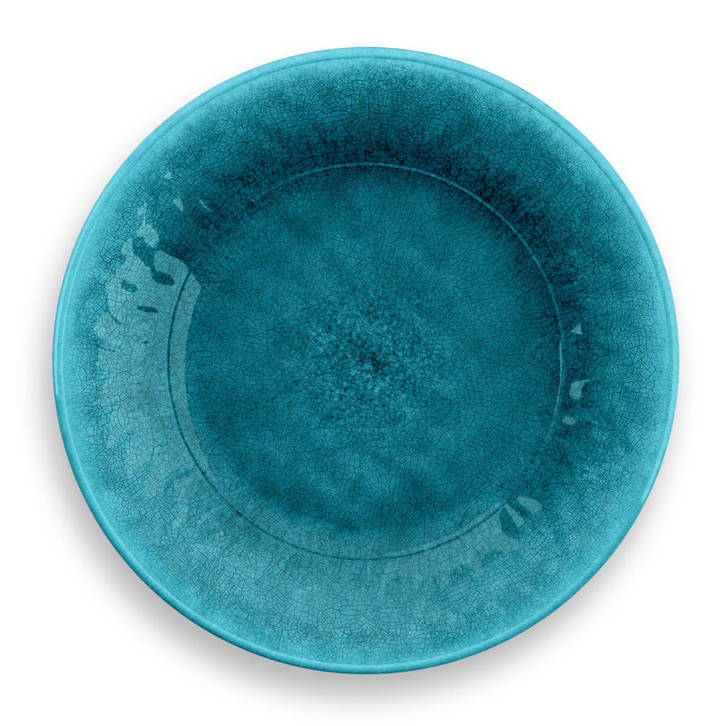 Keirin 22cm Melamine Salad Plate, Teal