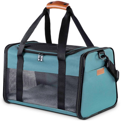 Cat Carrier - Portable Foldable Dog Pet Carrier, Soft-Sided Pet Bag Up To 15 Lbs, Airline Approved Travel Puppy Carrier -  Tucker Murphy Pet™, 8AC5A3F88F69413B98D120B21BB4A973