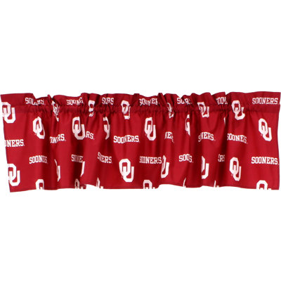 NCAA Tailored Window Valance