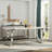 Luxury Dining Table With U-Shaped Base-451659458-456459034