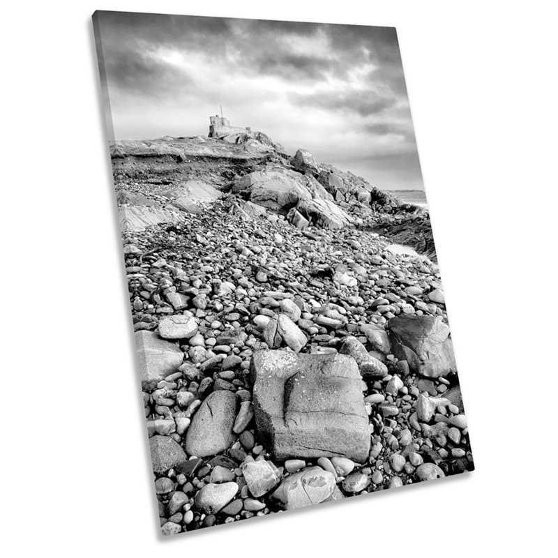 Holy Island Lindisfarne Castle - Wrapped Canvas Print, 36cm H x 24cm W