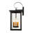 3-Light Square Lantern Outdoor Wall Sconce