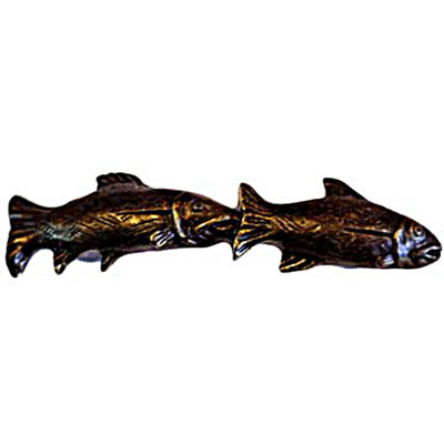 Fishing Sportsman Fish Pair 3" Center to Center Bar/Handle Pull