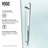 Luca 56-60" W x 79" H Sliding Frameless Shower Door with 3/8" Clear Glass-28305008