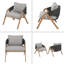 Chaise de patio avec coussins (ensemble de 2)-1169272674