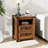 Nightstands With Charging Station, Rustic 18 Inch Bedside Table With 2 Storage Drawers And Open Shelf-2092603974-2092603977