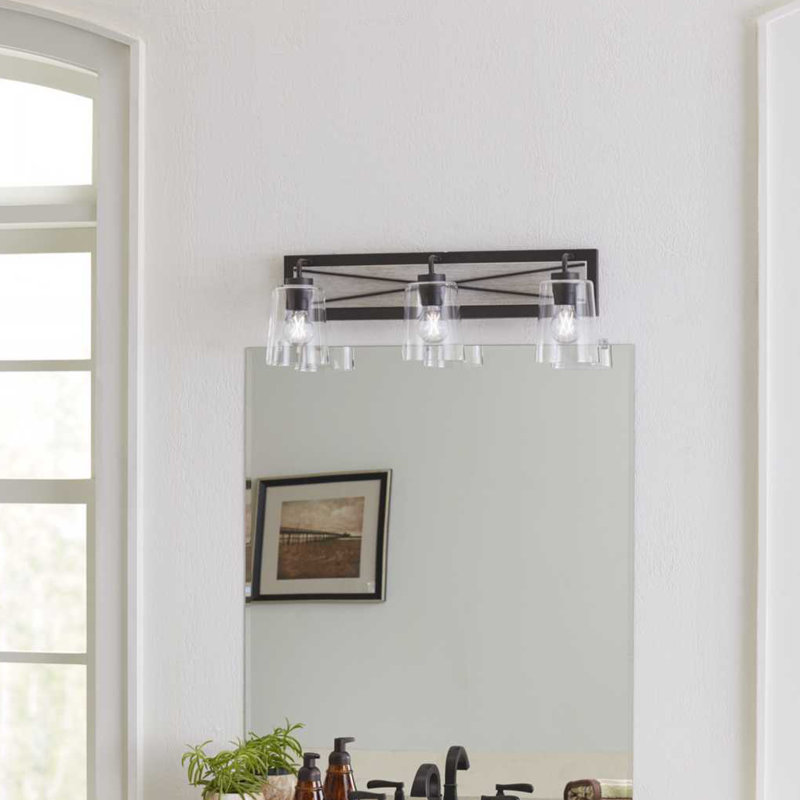 Oisin 3 - Light Dimmable Vanity Light, Graphite