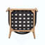Fauteuil club d'extérieur en bois d'acacia, corde de coussin, ensemble de 2-10021048